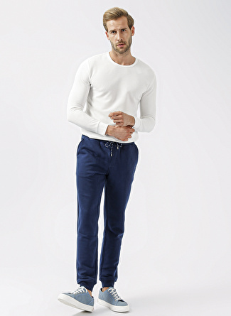 Pierre Cardin Normal Bel Slim Fit Lacivert Erkek Eşofman Altı FABIAN