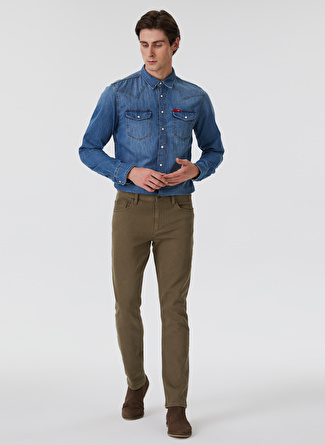 Lee Cooper Normal Bel Dar Deve Tüyü Erkek Chino Pantolon 231 LCM 221003 JAGGER CHESTER CAMEL