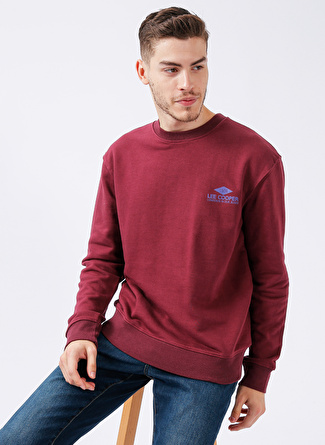 Lee Cooper Mürdüm Erkek Düz Sweatshirt 231 LCM 241029 NEIL