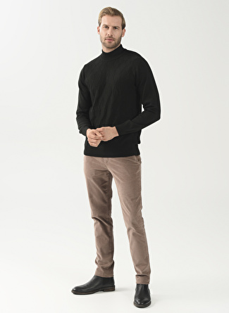 Beymen Business Normal Bel Dar Paça Slim Fit Kahve Erkek Pantolon 4B0123100035