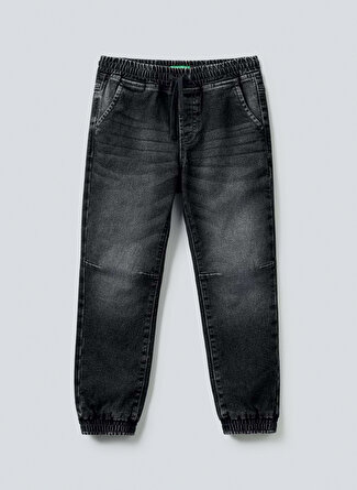 Benetton Gri Erkek Çocuk Denim Pantolon