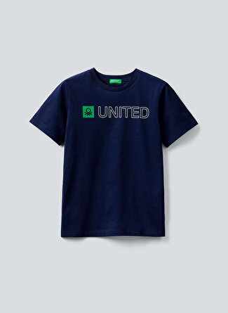 Benetton Lacivert Erkek Çocuk T-Shirt