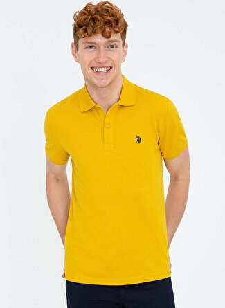 U.S Polo Assn. Polo Yaka Sarı Erkek T-Shirt GTP04IY021
