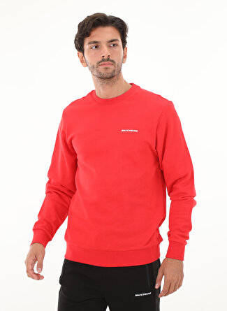 Skechers Kırmızı Erkek Sweatshirt