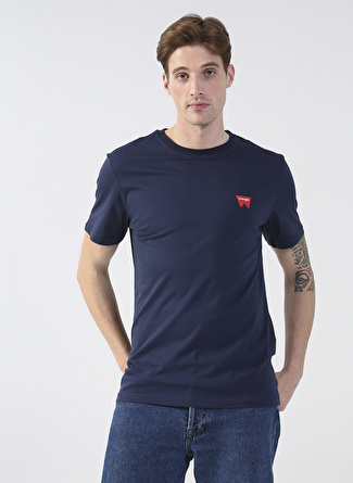 Wrangler Lacivert Erkek T-Shirt W70MD3114 Tshirt