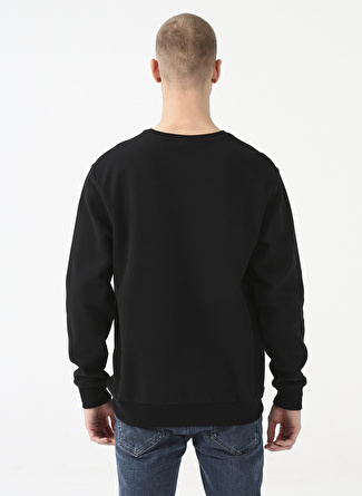 Columbia Siyah CSC Basic BAR Split Crew Erkek Sweatshirt CS0274 CSC M BAR SPLIT CREW SWEATSH_17