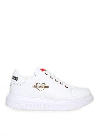 Love Moschino Beyaz Kadın Yüksek Taban Sneaker JA15204G1FIA0100