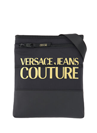 Versace Couture Siyah Erkek Postacı Çantası 73YA4B95 BLACK/GOLD POSTACI ÇANTASI