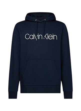 Calvin Klein Kapüşon Yaka Mavi Erkek Sweatshırt K10K104060407