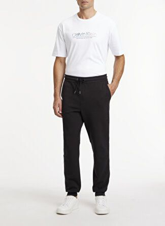 Calvin Klein Normal Bel Standart Siyah Erkek Eşofman Altı K10K108047BEH