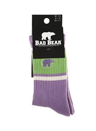 Bad Bear Mor Erkek Çorap LOTUS TALL