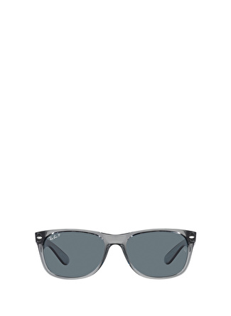 Ray-Ban New Wayfarer Classic RB2132 Kare Şeffaf Gri Polarize Unisex Güneş Gözlüğü