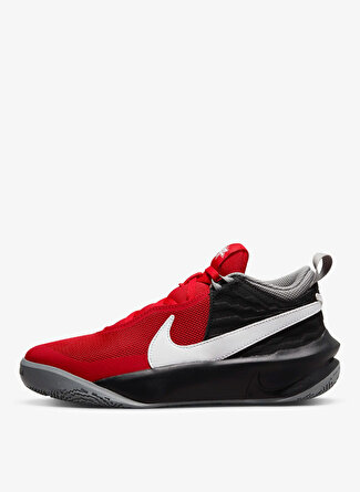 Nike Siyah - Kırmızı Kız Çocuk Basketbol Ayakkabısı CW6735-607 TEAM HUSTLE D 10 (GS)