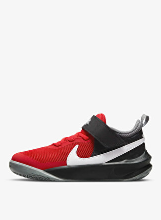 Nike Siyah - Kırmızı Kız Çocuk Basketbol Ayakkabısı CW6736-607 TEAM HUSTLE D 10 (PS)