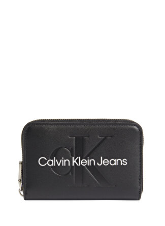Calvin Klein Siyah Kadın 13x19,5x5 Fermuarlı Cüzdan K60K610347BDS