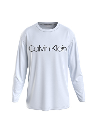 Calvin Klein Bisiklet Yaka Beyaz Erkek T-Shirt K10K104690YAF