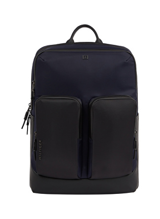 Tommy Hilfiger 41X30,5X15,5 Lacivert Erkek Fermuarlı Sırt Çantası TH CITY COMMUTER TECH BACKPACK