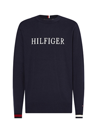 Tommy Hilfiger Bisiklet Yaka Bej Erkek Kazak MW0MW29045