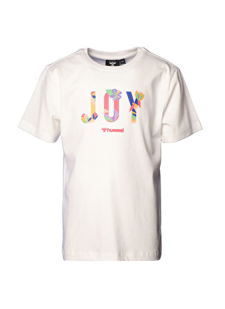 Hummel Baskılı Kırık Beyaz Kız Çocuk T-Shirt 911625-9003 HMLAERY T-SHIRT