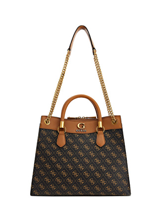 Guess Kahve Kadın 12X33x28 Fermuarlı Postacı Çantası HWQB8735070-BGA