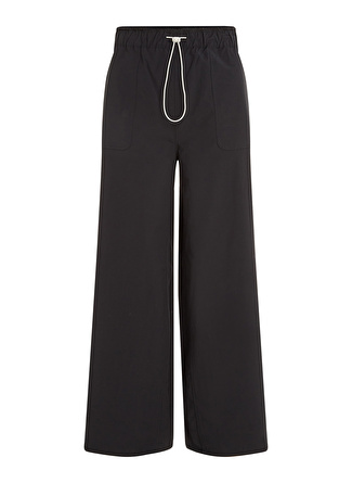 Calvin Klein Siyah Kadın Eşofman Altı 00GWS3P607 PW - Wide Leg Woven Pant