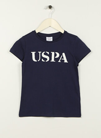 U.S. Polo Assn. Baskılı Lacivert Erkek Çocuk T-Shirt GEARTKIDSIY023