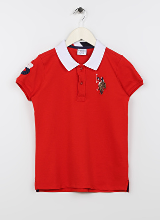 U.S. Polo Assn. Düz Kırmızı Erkek Çocuk T-Shirt SD01KIDSIY023