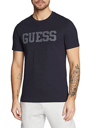 Guess Bisiklet Yaka Siyah Erkek T-Shirt M3RI05J1314_ERMAK CN SS TEE - MID O