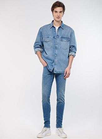 Mavi Normal Bel Skinny Fit Erkek Denim Pantolon M0042483808_JAMES Dusty Vintage Pre