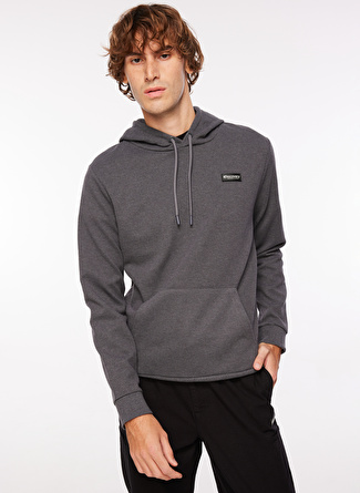 Discovery Expedition Antrasit Erkek Kapüşon Yaka Basic Sweatshirt D3WM-SWT27