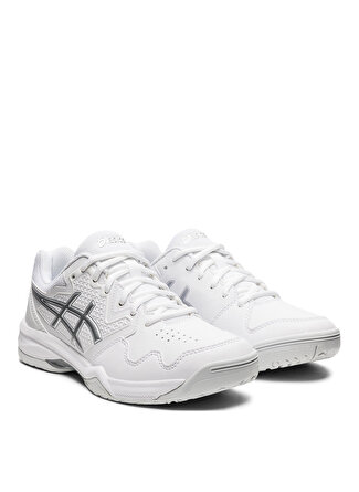 Asics Beyaz - Gümüş Kadın Tenis Ayakkabısı 1042A167-100 GEL-DEDICATE 7_2