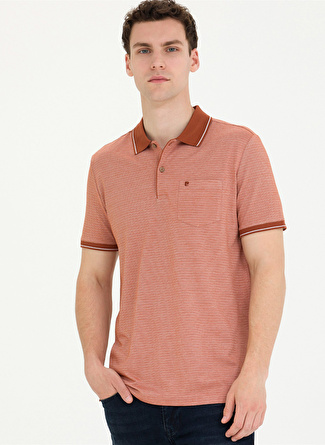 Pierre Cardin Polo Yaka Kahve Erkek T-Shirt ANDRE