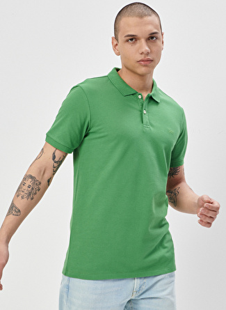 Lee Polo Yaka Turkuaz Erkek T-Shirt L211810303_Polo Yaka Tişört