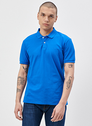 Lee Polo Yaka Saks Erkek T-Shirt L211810403_Polo Yaka Tişört