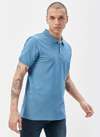 Lee Polo Yaka Açık Mavi Erkek T-Shirt L211810404_Polo Yaka Tişört