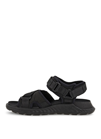 Ecco Siyah Kadın Nubuk Sandalet EXOWRAP W BlackBlack Oil N