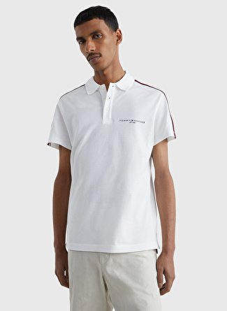 Tommy Hilfiger Beyaz Erkek Polo T-Shirt MW0MW30772YBR