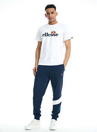 Ellesse Beyaz Erkek Bisiklet Yaka T-Shirt CM012-WT