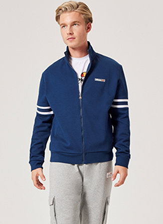 Ellesse Lacivert Erkek Dik Yaka Zip Ceket M012-NV