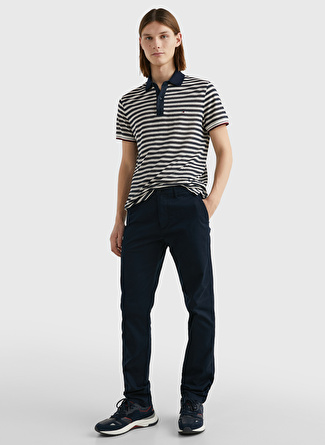 Tommy Hilfiger Normal Bel Normal Paça Straight Mavi Erkek Pantolon MW0MW28884DW5