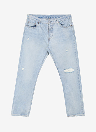 Womens Bottoms Normal Bel Regular Fit Koyu Lacivert Kadın Denim Pantolon