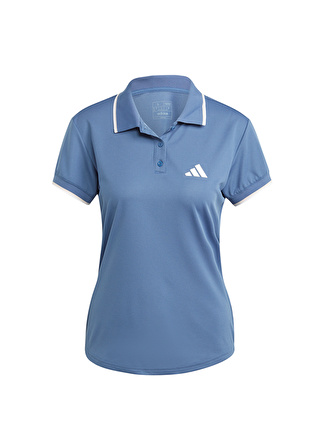 adidas IA7036-CLUBHOUSE POLO Mavi Kadın Normal Kalıp T-Shirt