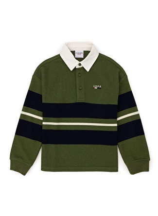 U.S. Polo Assn. Yeşil Erkek Çocuk Sweatshirt JEGAKIDS