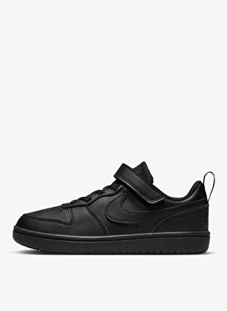 Nike COURT BOROUGH LOW PS Siyah Erkek Çocuk Yürüyüş Ayakkabısı DV5457 002