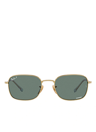 Ray-Ban RB3706 Dikdörtgen Altın Polarize Unisex Güneş Gözlüğü