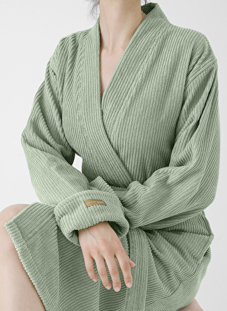 Cotton Mania Mint Unisex Bornoz PANA ROBE 303 3