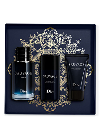 Dior Sauvage Erkek Edp 100 ml+Aftershave Balm 50 ml+Deodorant Stick 75 Gr Parfüm Seti