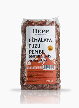 Ekoloji Market Hepp Himalaya Tuzu Pembe Öğütülmemiş 1kg