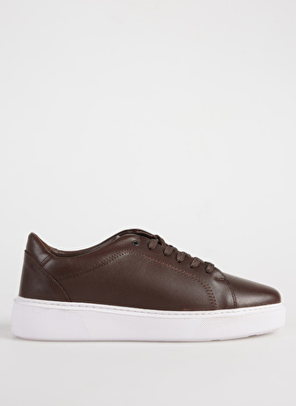 F By Fabrika Kahve Erkek Deri Sneaker MORRIS