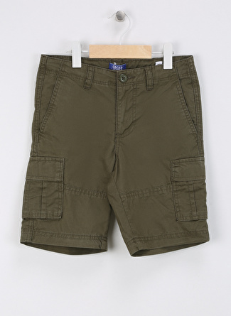 Jack & Jones Normal Bel Normal Haki Erkek Çocuk Şort JPSTCOLE JJCAMPAIGN SHORT JNR